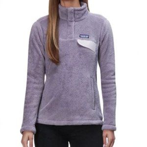 Women's Patagonia Re-Tool Snap-T Pullover in Mauve Size XS